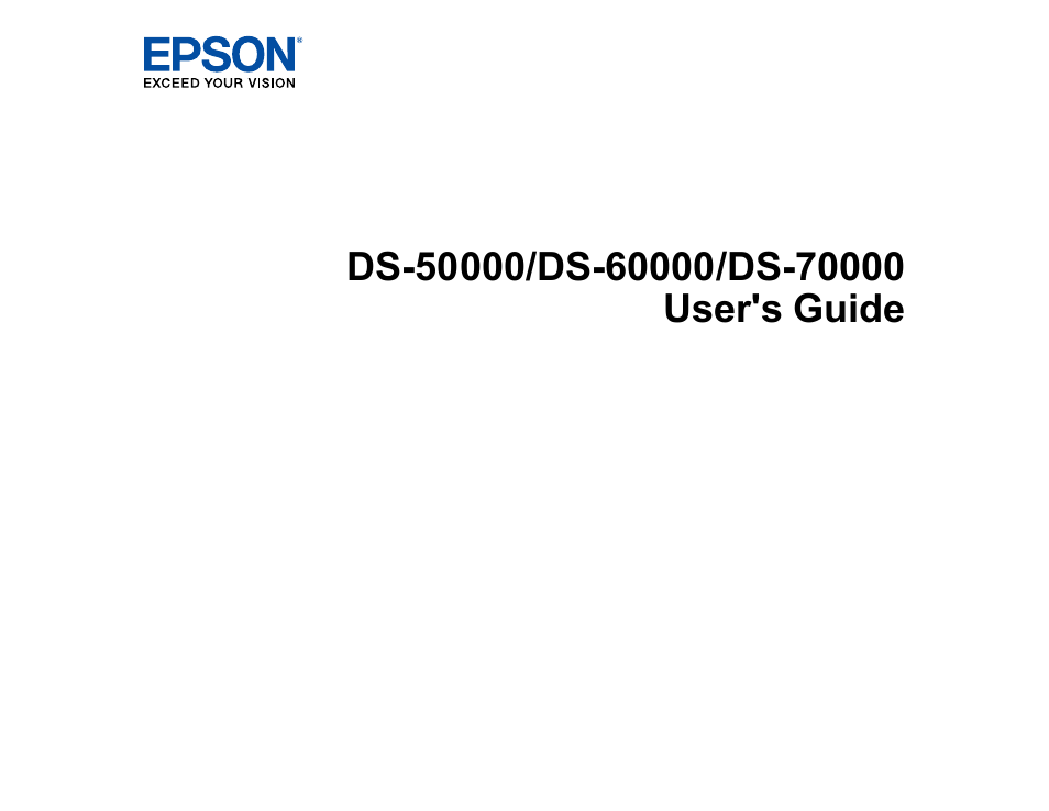 Epson WorkForce DS-6500 Document Scanner User Manual | 95 pages