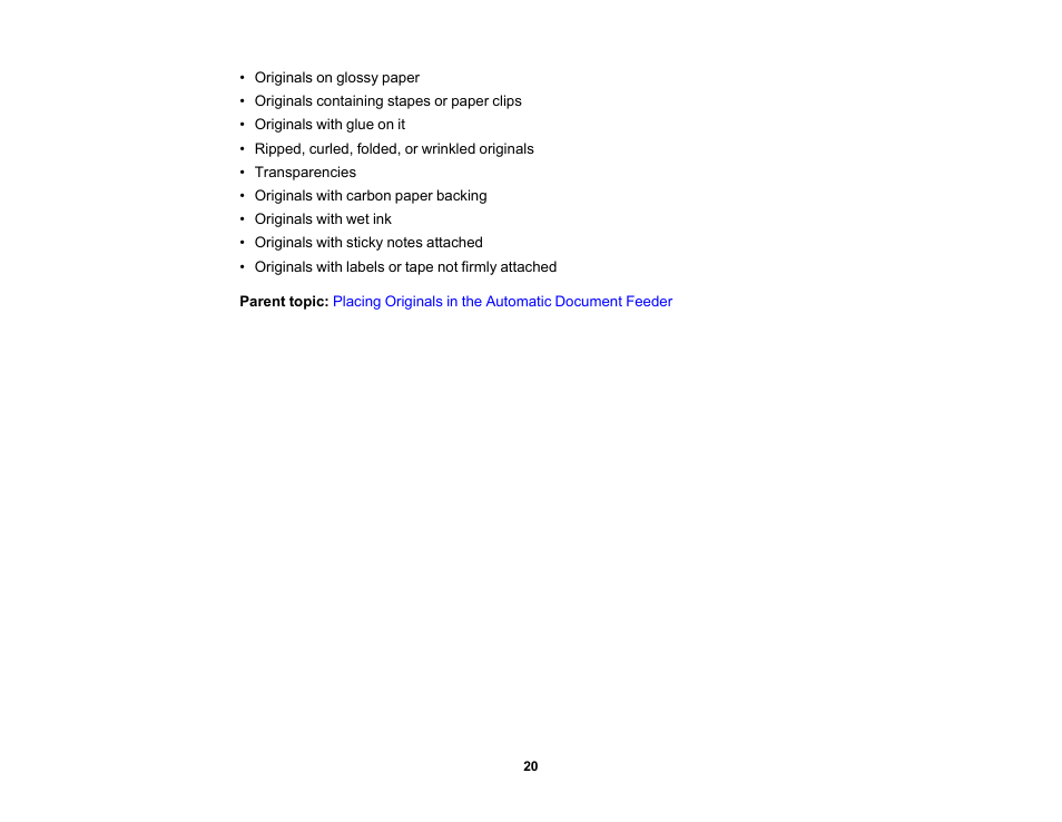Epson WorkForce DS-6500 Document Scanner User Manual | Page 20 / 95