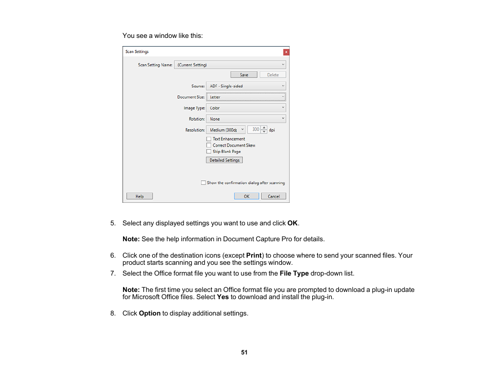 Epson WorkForce DS-6500 Document Scanner User Manual | Page 51 / 95
