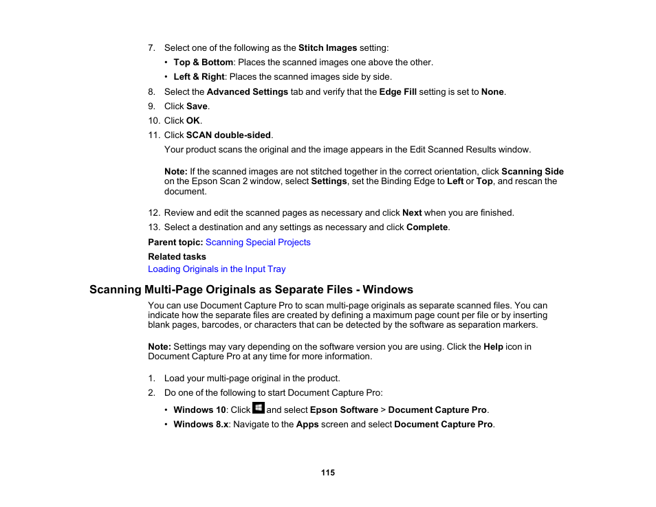 Epson DS-32000 Large-Format Document Scanner User Manual | Page 115 / 172