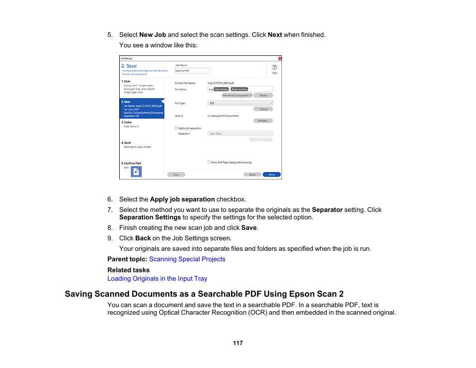 Epson DS-32000 Large-Format Document Scanner User Manual | Page 117 / 172