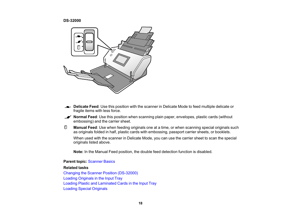 Epson DS-32000 Large-Format Document Scanner User Manual | Page 18 / 172