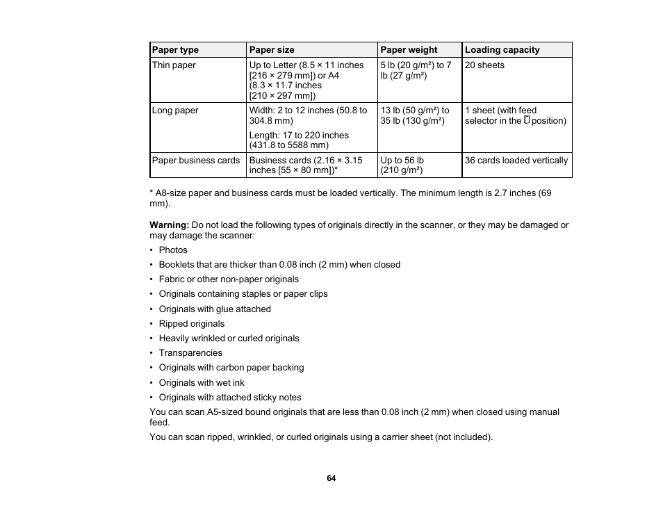 Epson DS-32000 Large-Format Document Scanner User Manual | Page 64 / 172