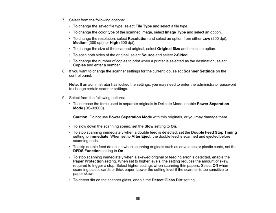 Epson DS-32000 Large-Format Document Scanner User Manual | Page 88 / 172