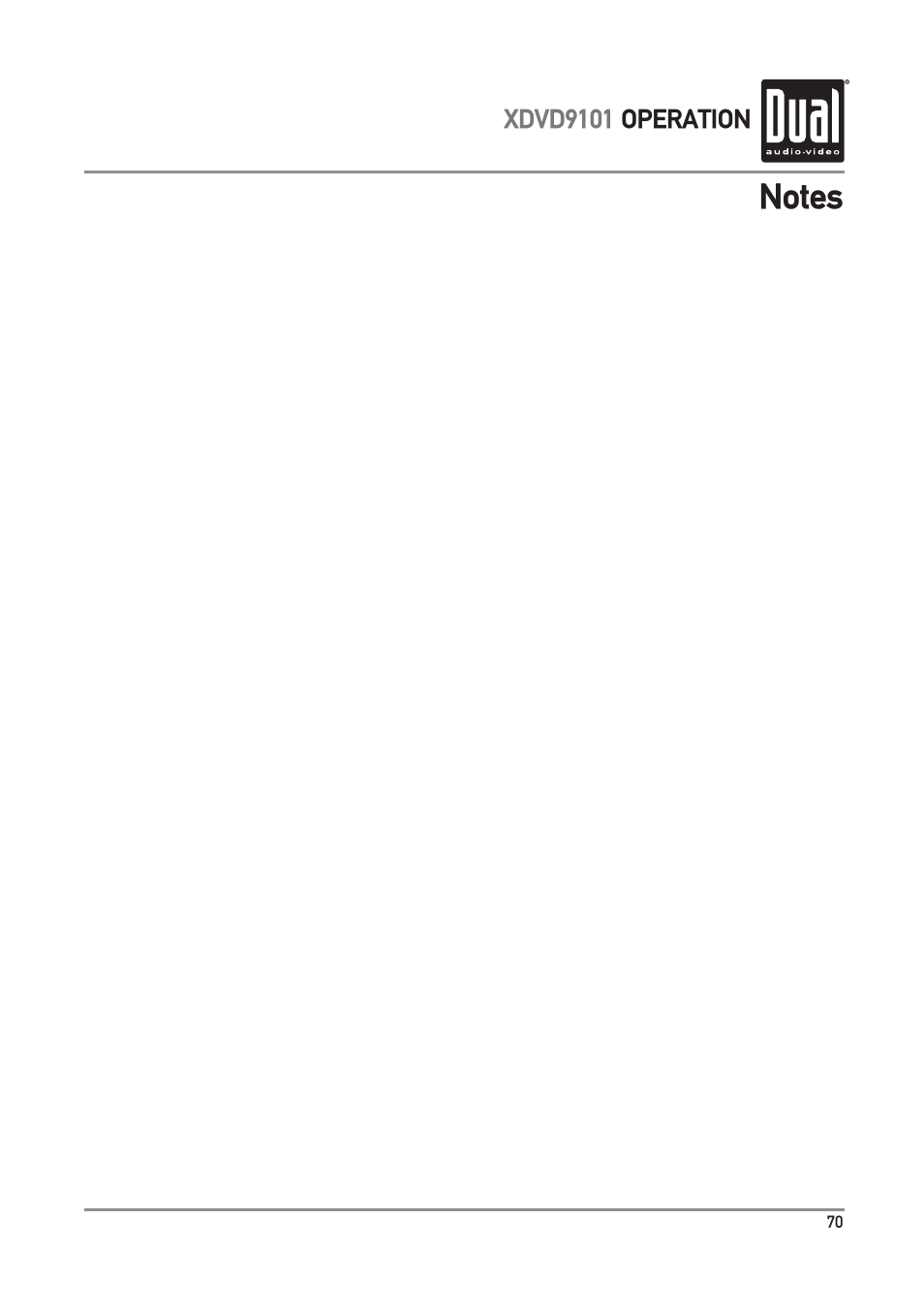 Dual XDVD9101 User Manual | Page 71 / 72