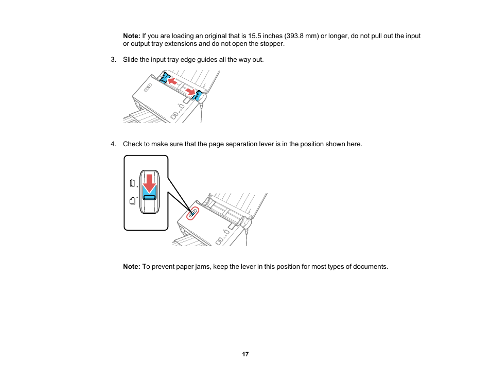 Epson WorkForce DS-410 Document Scanner User Manual | Page 17 / 128