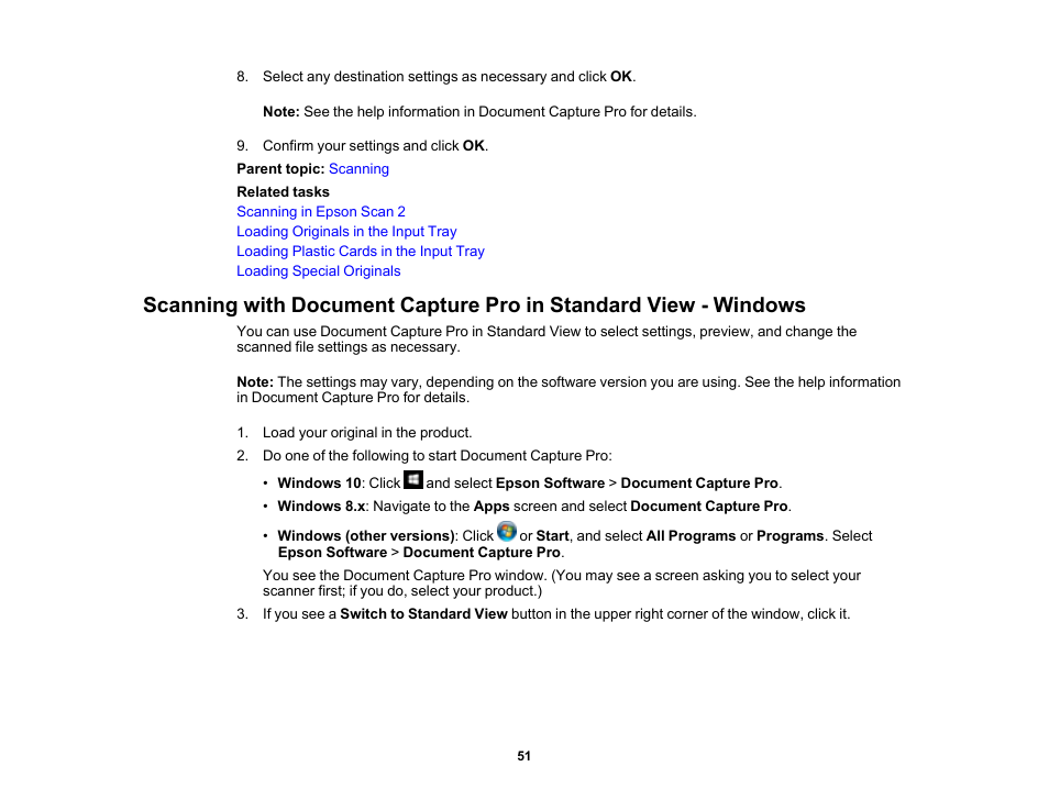 Epson WorkForce DS-410 Document Scanner User Manual | Page 51 / 128