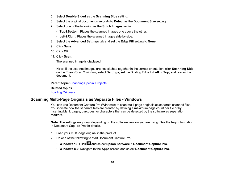 Epson WorkForce DS-410 Document Scanner User Manual | Page 68 / 128