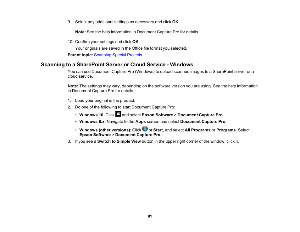 Epson WorkForce DS-410 Document Scanner User Manual | Page 81 / 128