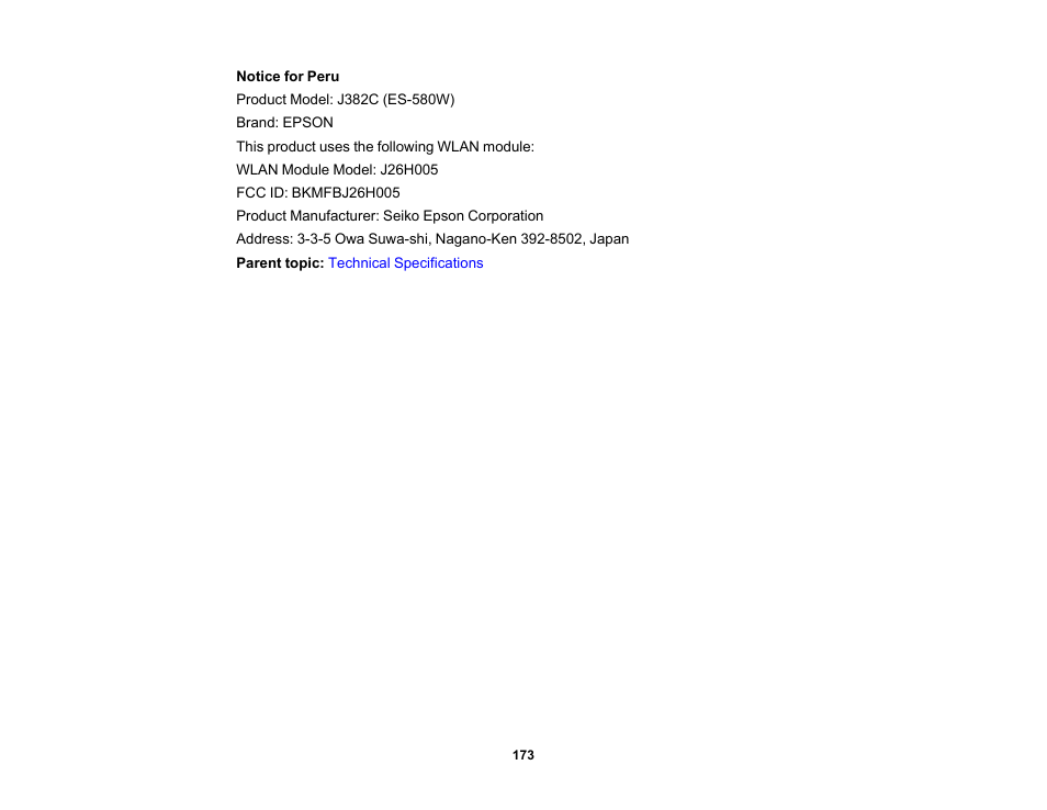 Epson ES-580W Wireless Duplex Document Scanner User Manual | Page 173 / 183