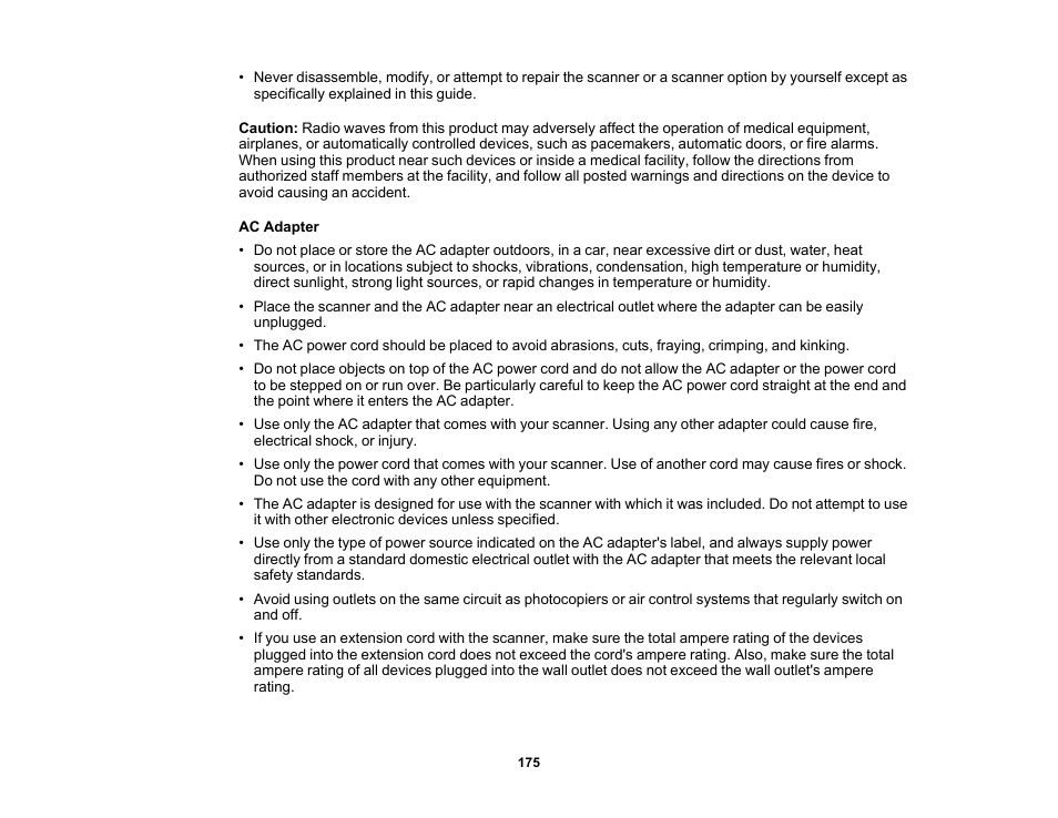 Epson ES-580W Wireless Duplex Document Scanner User Manual | Page 175 / 183