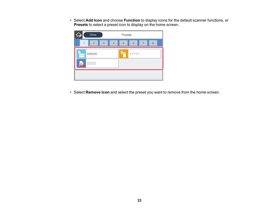 Epson ES-580W Wireless Duplex Document Scanner User Manual | Page 23 / 183