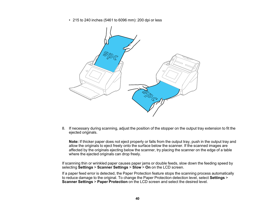 Epson ES-580W Wireless Duplex Document Scanner User Manual | Page 40 / 183