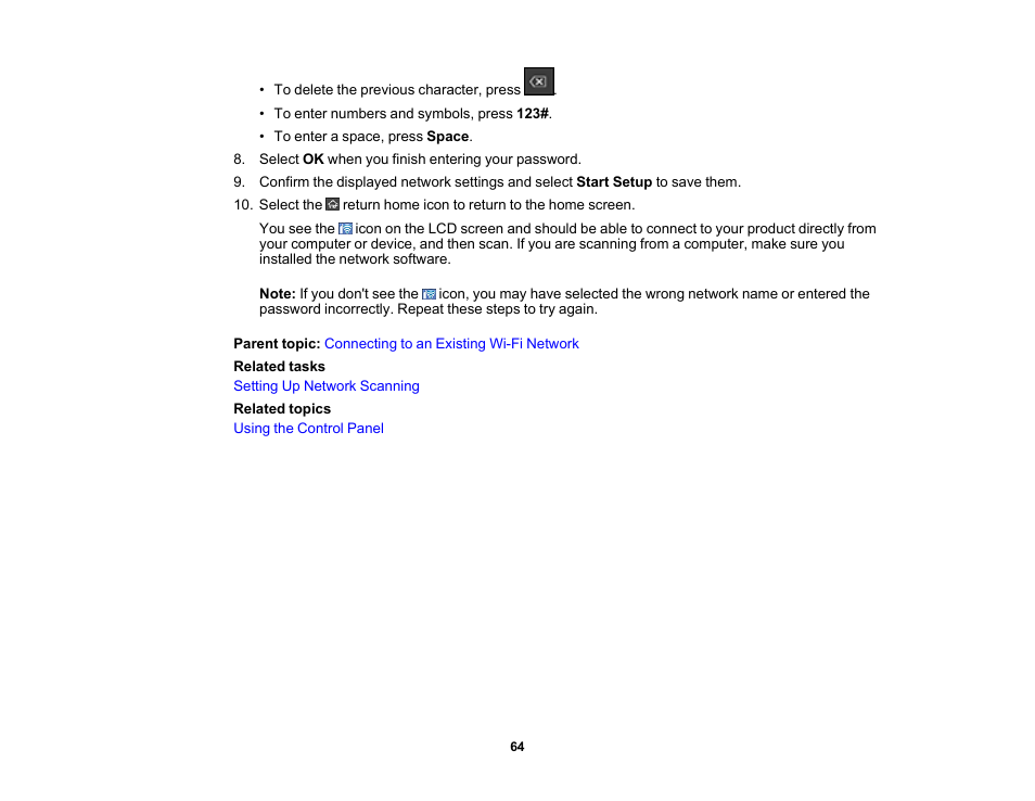 Epson ES-580W Wireless Duplex Document Scanner User Manual | Page 64 / 183