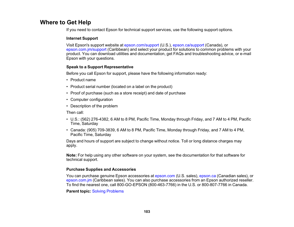 Where to get help | Epson FastFoto FF-680W Photo Scanner User Manual | Page 103 / 120