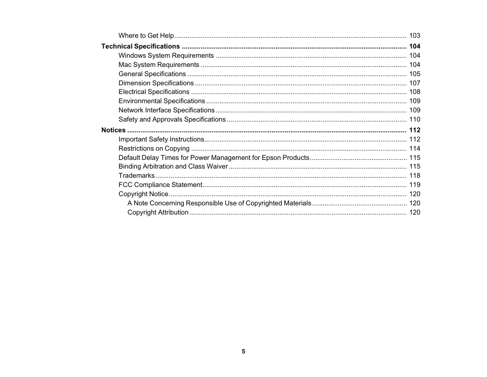 Epson FastFoto FF-680W Photo Scanner User Manual | Page 5 / 120