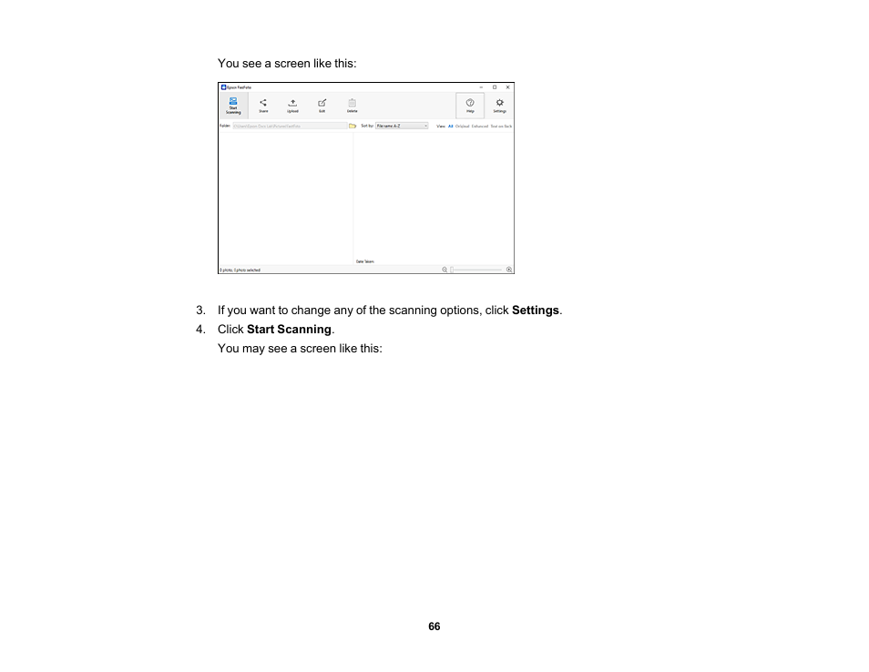 Epson FastFoto FF-680W Photo Scanner User Manual | Page 66 / 120