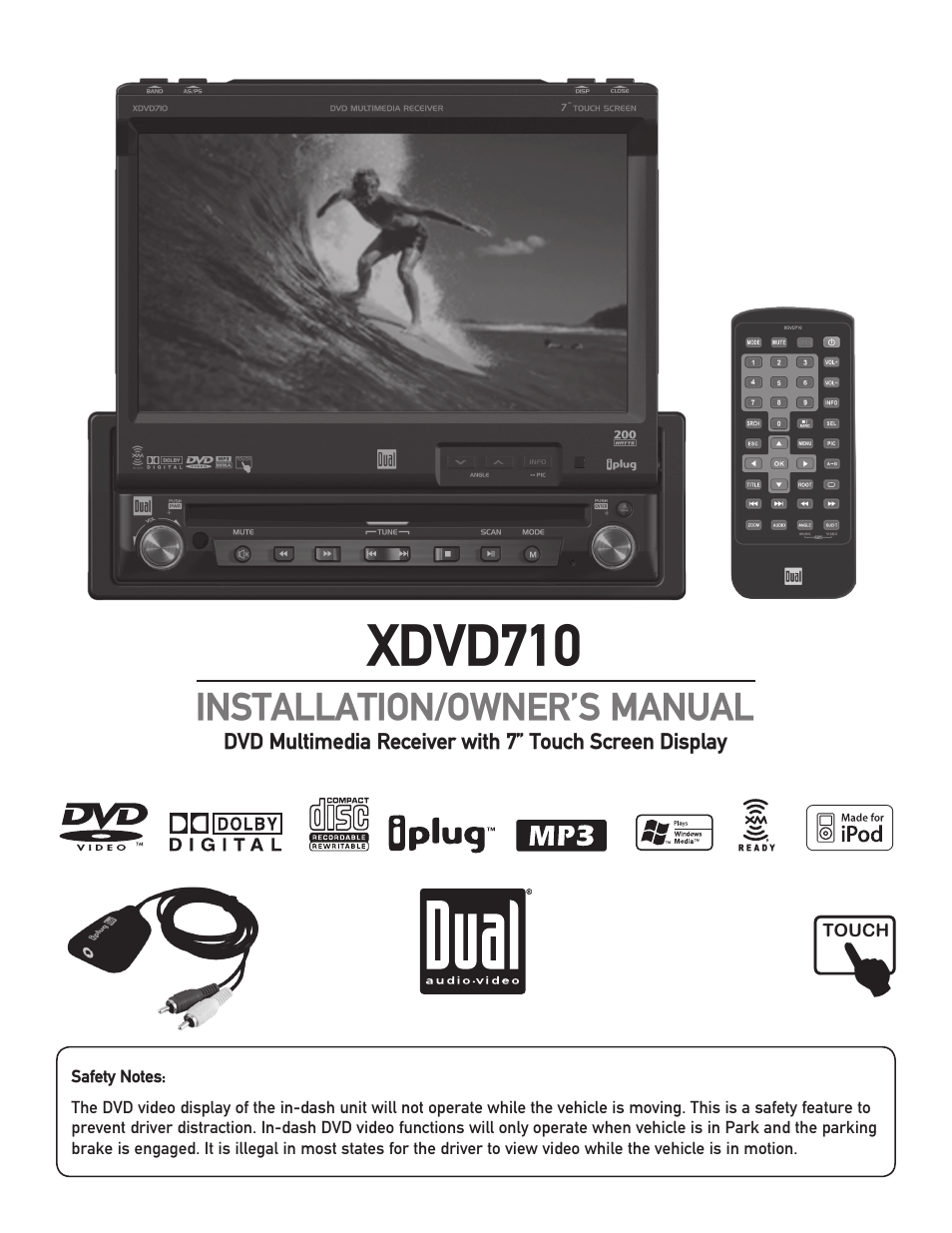 Dual XDVD710 User Manual | 60 pages