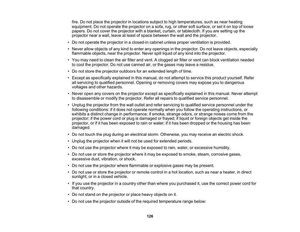 Epson EpiqVision Mini EF11 1000-Lumen Full HD Laser 3LCD Projector User Manual | Page 126 / 138
