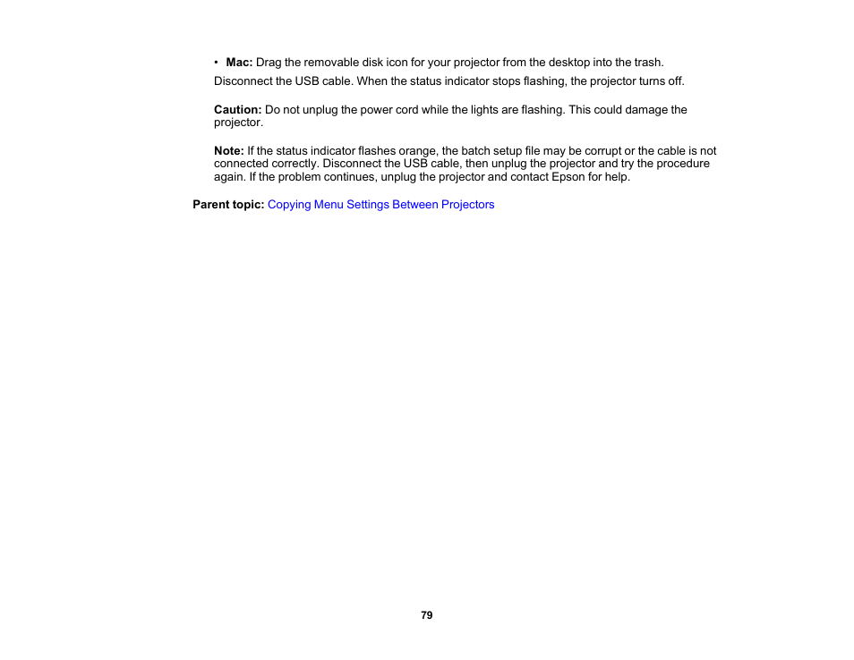 Epson EpiqVision Mini EF11 1000-Lumen Full HD Laser 3LCD Projector User Manual | Page 79 / 138