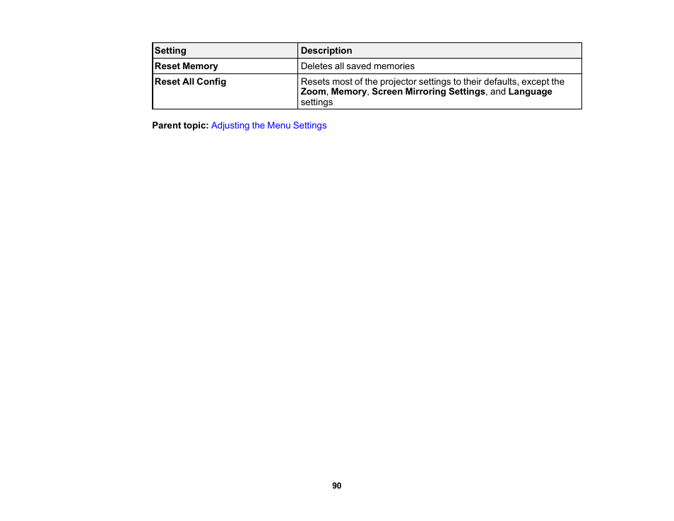 Epson EpiqVision Mini EF11 1000-Lumen Full HD Laser 3LCD Projector User Manual | Page 90 / 138