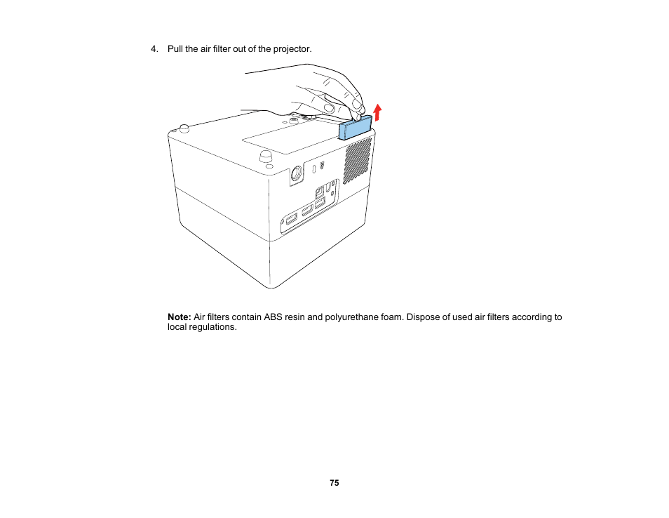 Epson EpiqVision Mini EF12 1000-Lumen Full HD Laser 3LCD Smart Projector with Wi-Fi User Manual | Page 75 / 120