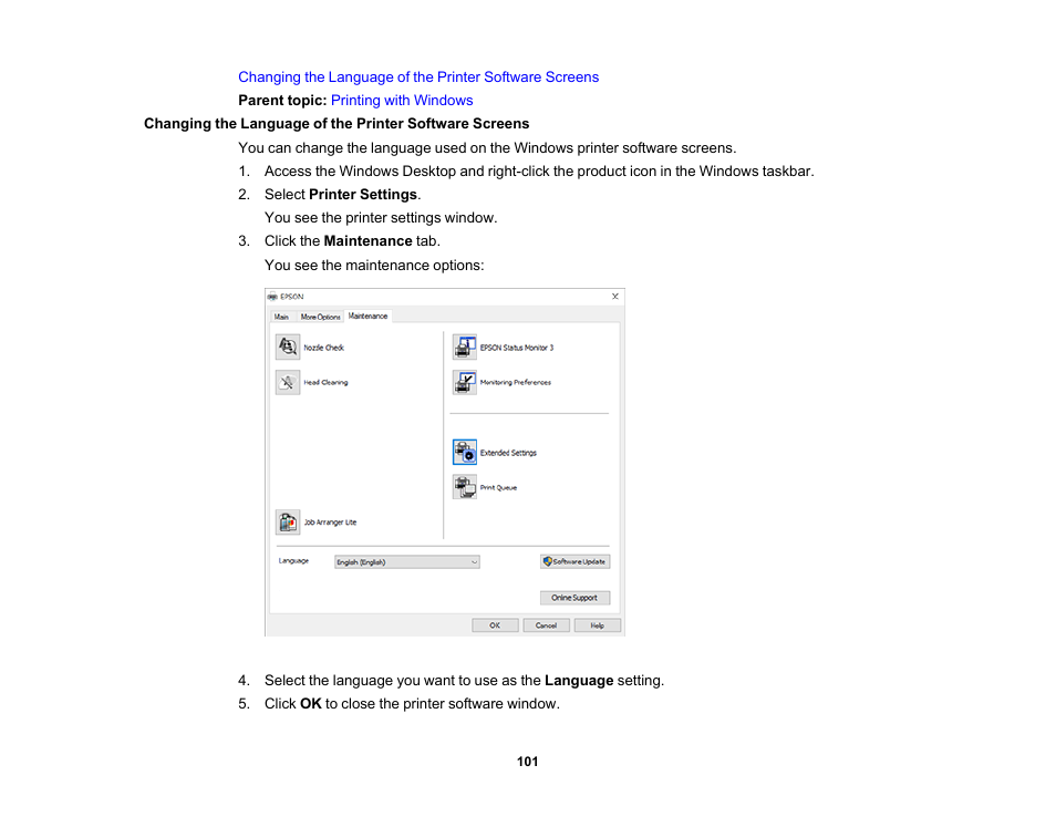 Epson WorkForce Pro WF-6090 Printer with PCL/PostScript User Manual | Page 101 / 252