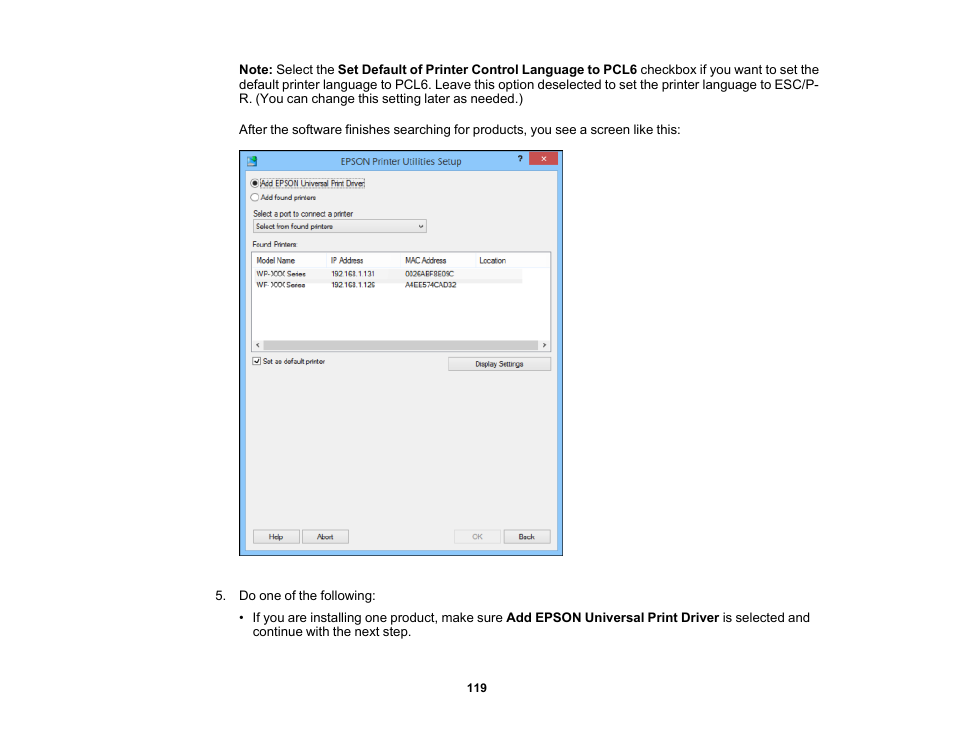 Epson WorkForce Pro WF-6090 Printer with PCL/PostScript User Manual | Page 119 / 252
