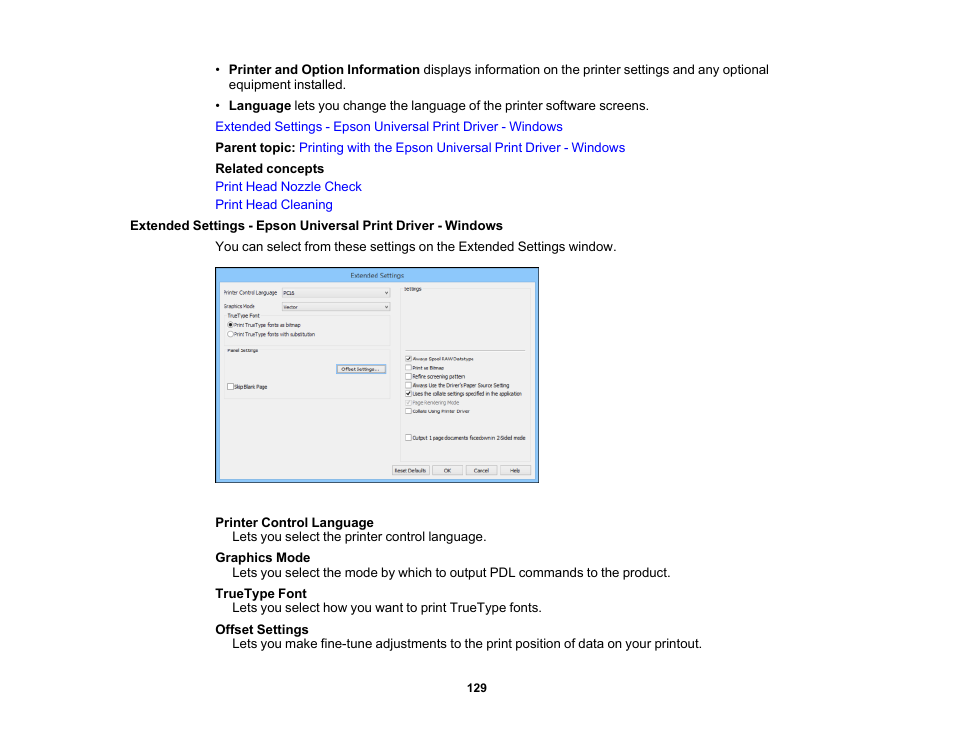 Epson WorkForce Pro WF-6090 Printer with PCL/PostScript User Manual | Page 129 / 252