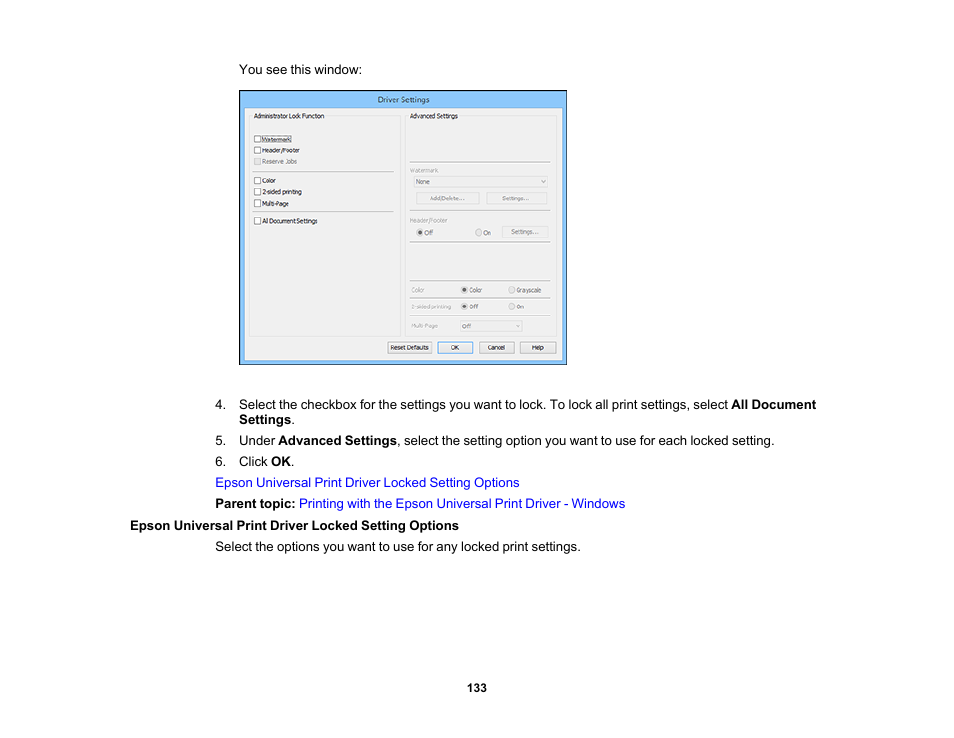 Epson WorkForce Pro WF-6090 Printer with PCL/PostScript User Manual | Page 133 / 252