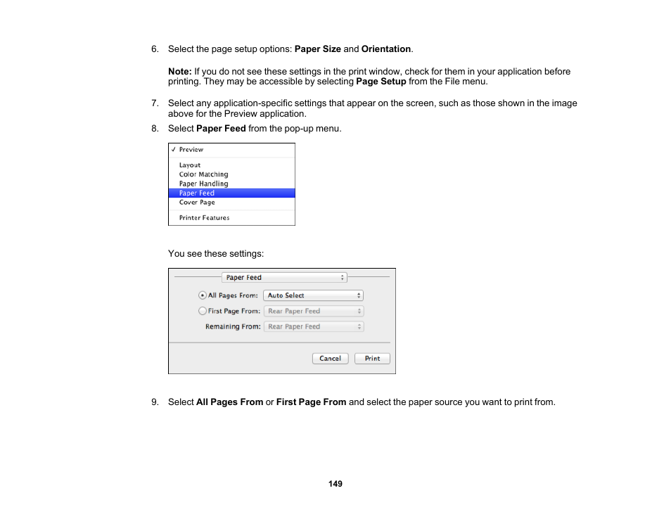 Epson WorkForce Pro WF-6090 Printer with PCL/PostScript User Manual | Page 149 / 252