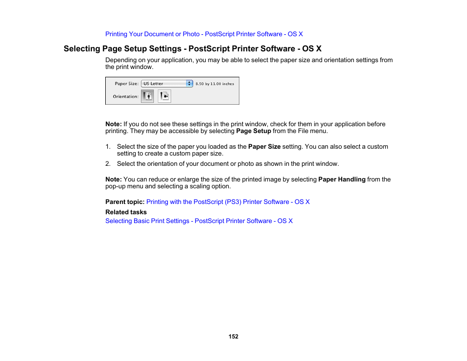 Epson WorkForce Pro WF-6090 Printer with PCL/PostScript User Manual | Page 152 / 252