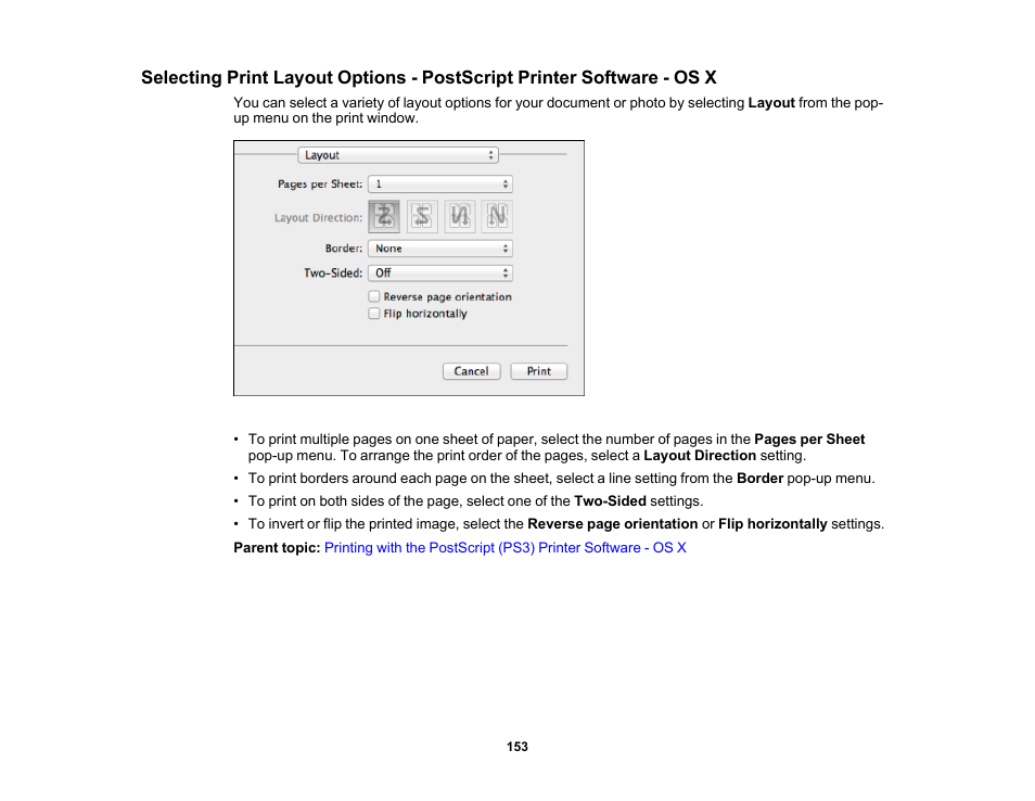 Epson WorkForce Pro WF-6090 Printer with PCL/PostScript User Manual | Page 153 / 252
