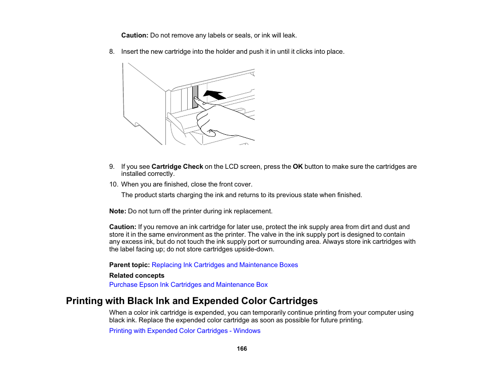 Epson WorkForce Pro WF-6090 Printer with PCL/PostScript User Manual | Page 166 / 252