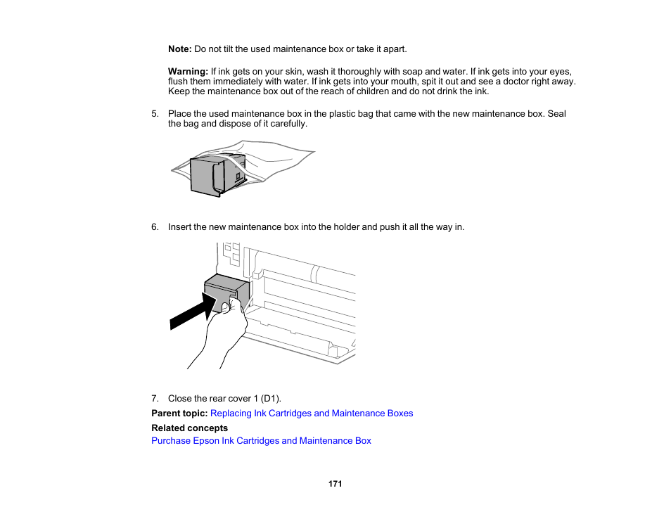 Epson WorkForce Pro WF-6090 Printer with PCL/PostScript User Manual | Page 171 / 252