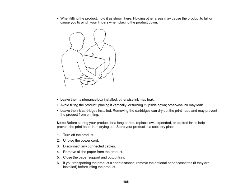 Epson WorkForce Pro WF-6090 Printer with PCL/PostScript User Manual | Page 185 / 252