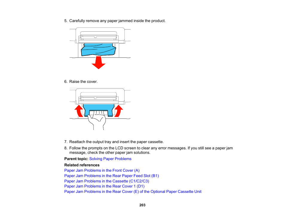 Epson WorkForce Pro WF-6090 Printer with PCL/PostScript User Manual | Page 203 / 252