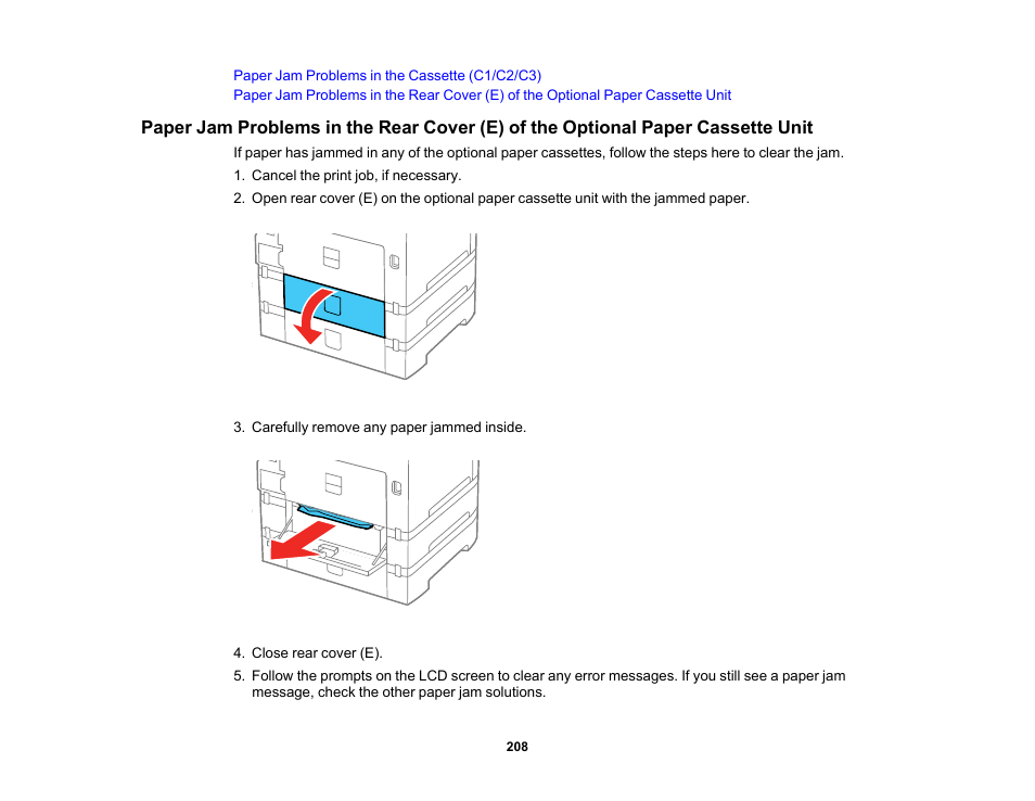 Epson WorkForce Pro WF-6090 Printer with PCL/PostScript User Manual | Page 208 / 252