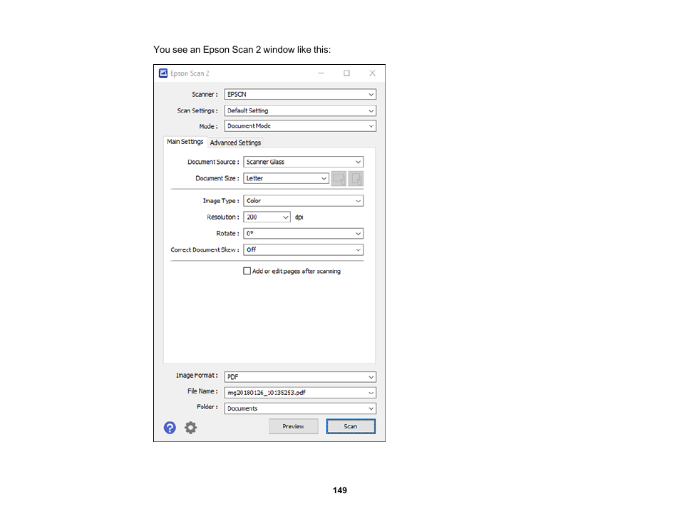 Epson EcoTank Photo ET-8500 Wireless Color All-in-One Supertank Printer User Manual | Page 149 / 346