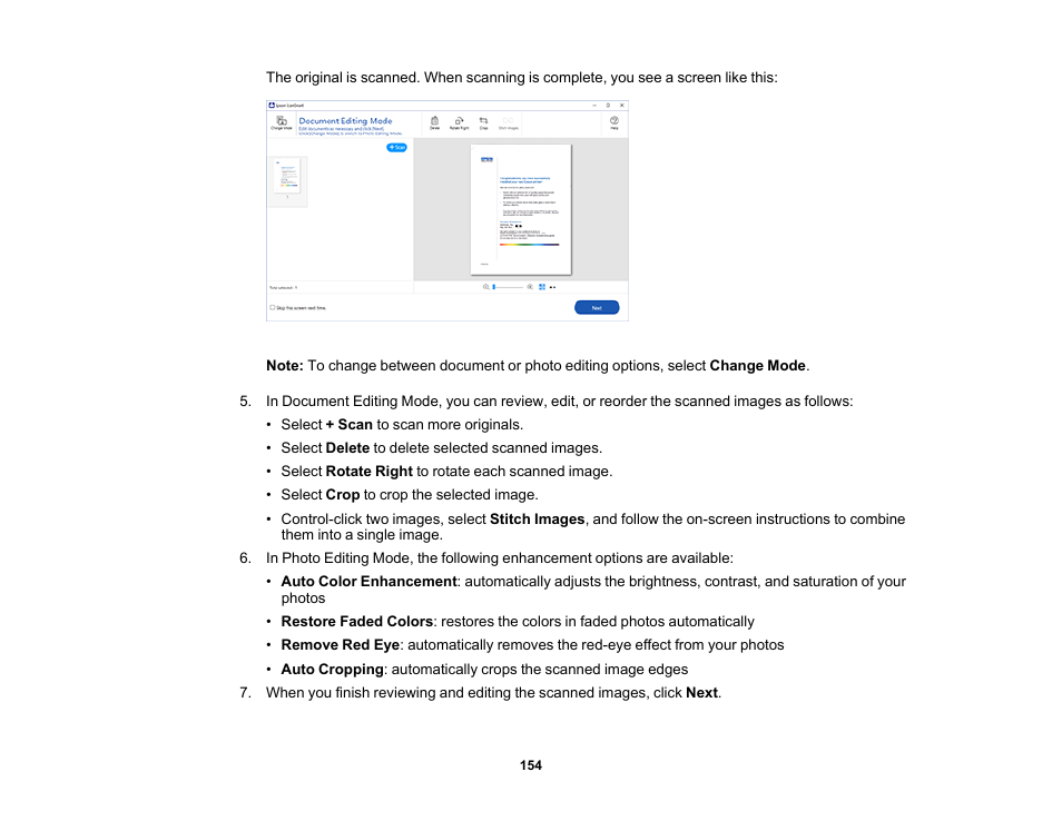 Epson EcoTank Photo ET-8500 Wireless Color All-in-One Supertank Printer User Manual | Page 154 / 346