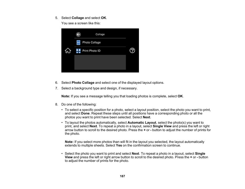 Epson EcoTank Photo ET-8500 Wireless Color All-in-One Supertank Printer User Manual | Page 187 / 346