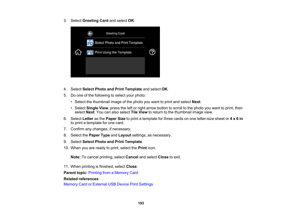 Epson EcoTank Photo ET-8500 Wireless Color All-in-One Supertank Printer User Manual | Page 193 / 346