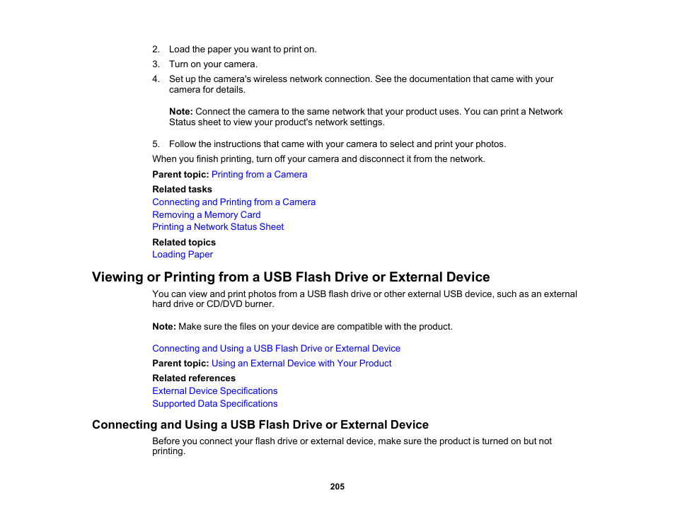 Epson EcoTank Photo ET-8500 Wireless Color All-in-One Supertank Printer User Manual | Page 205 / 346