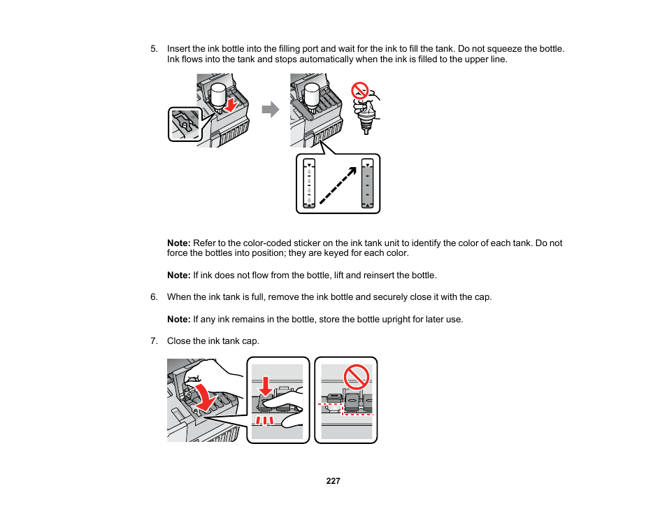 Epson EcoTank Photo ET-8500 Wireless Color All-in-One Supertank Printer User Manual | Page 227 / 346