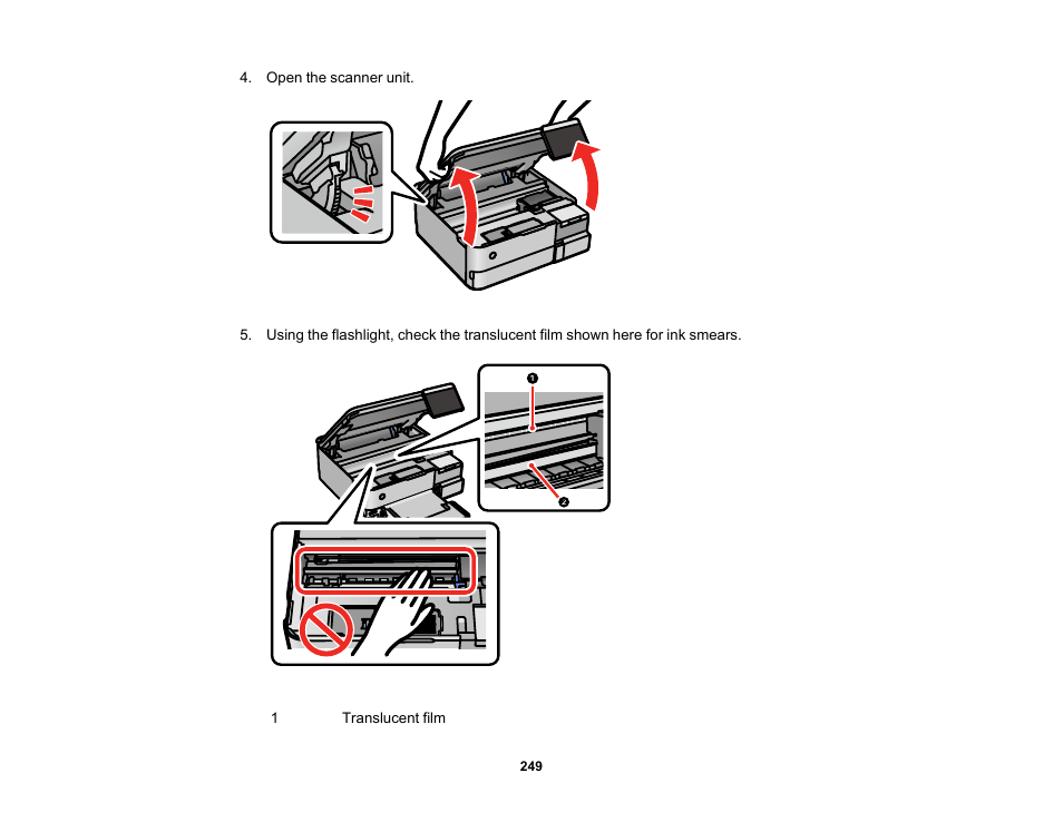 Epson EcoTank Photo ET-8500 Wireless Color All-in-One Supertank Printer User Manual | Page 249 / 346