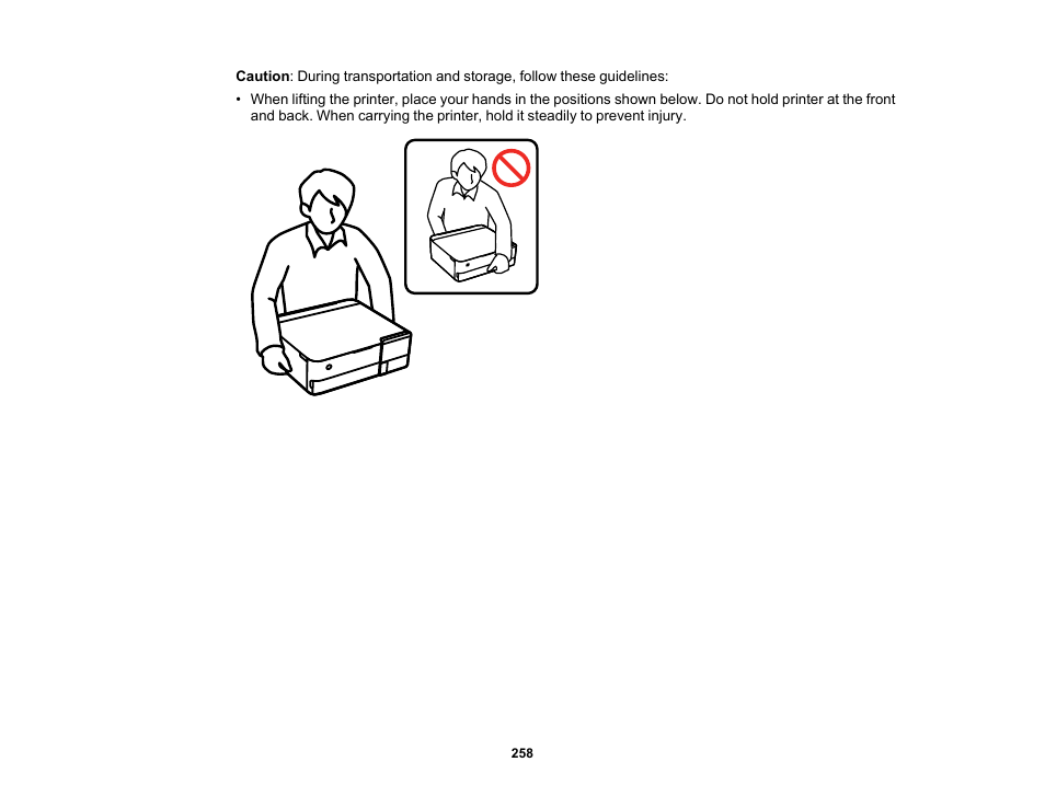 Epson EcoTank Photo ET-8500 Wireless Color All-in-One Supertank Printer User Manual | Page 258 / 346