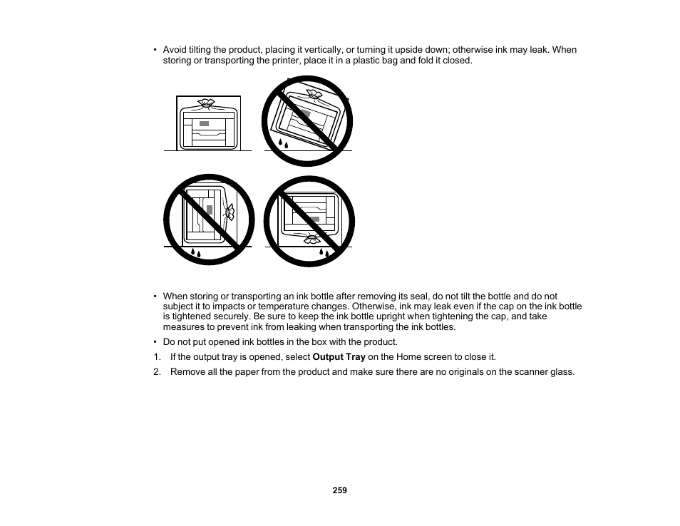 Epson EcoTank Photo ET-8500 Wireless Color All-in-One Supertank Printer User Manual | Page 259 / 346
