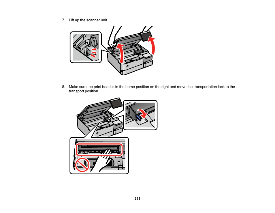 Epson EcoTank Photo ET-8500 Wireless Color All-in-One Supertank Printer User Manual | Page 261 / 346