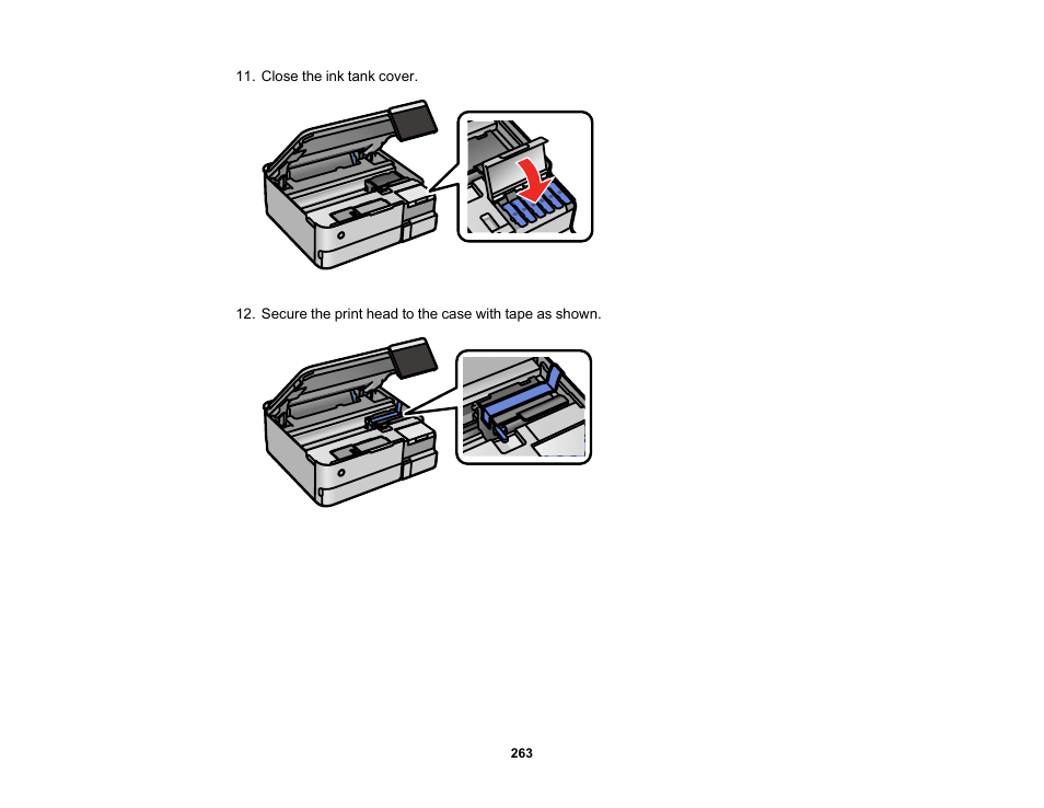 Epson EcoTank Photo ET-8500 Wireless Color All-in-One Supertank Printer User Manual | Page 263 / 346