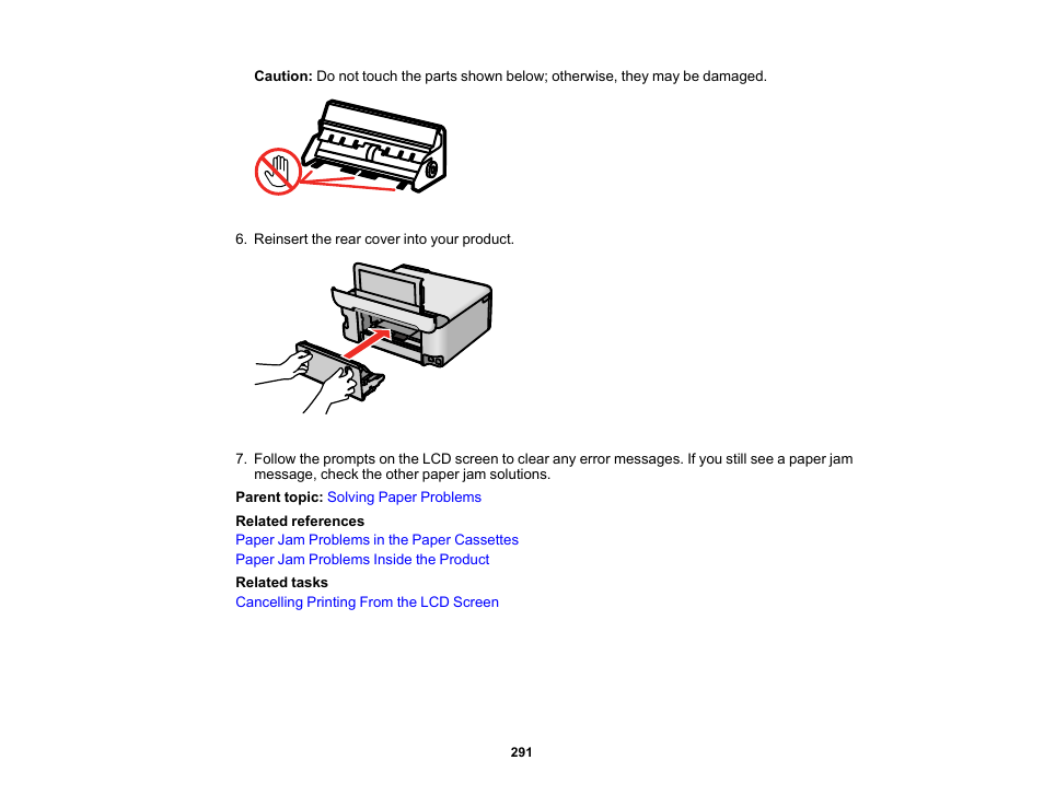 Epson EcoTank Photo ET-8500 Wireless Color All-in-One Supertank Printer User Manual | Page 291 / 346